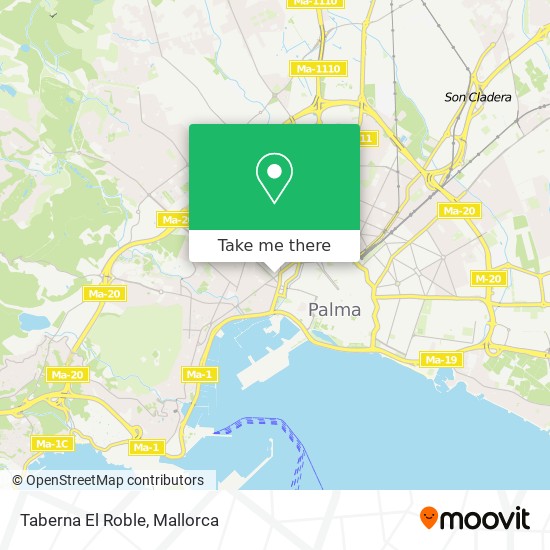 Taberna El Roble map