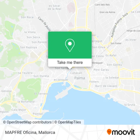 MAPFRE Oficina map
