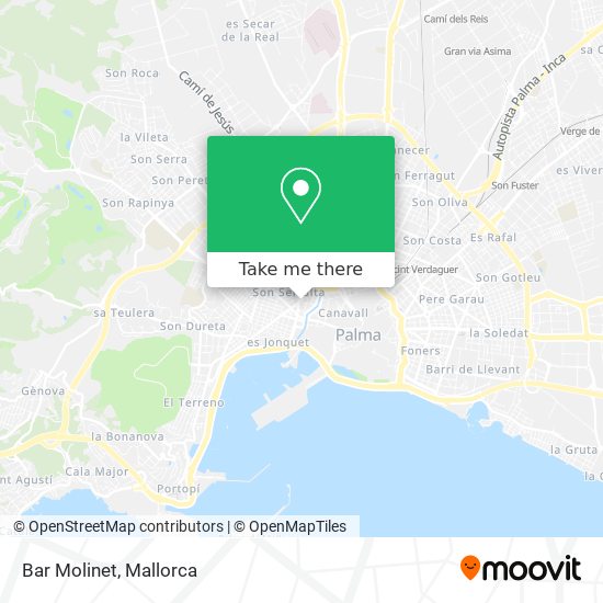 Bar Molinet map