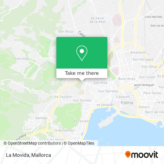 La Movida map