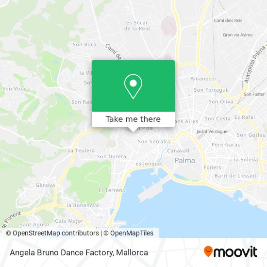 Angela Bruno Dance Factory map