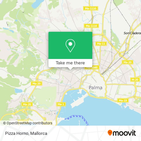 Pizza Horno map