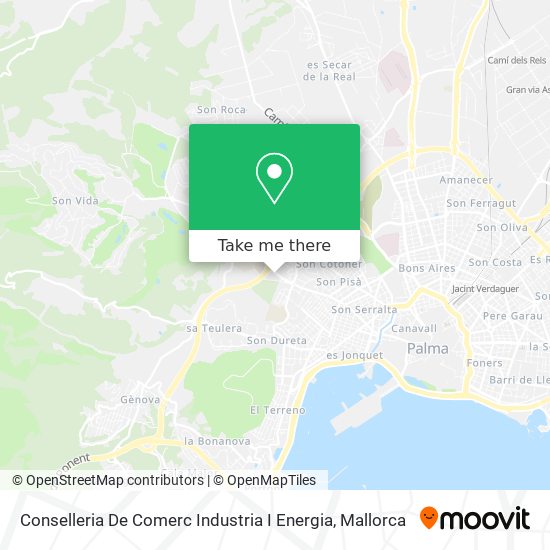 Conselleria De Comerc Industria I Energia map