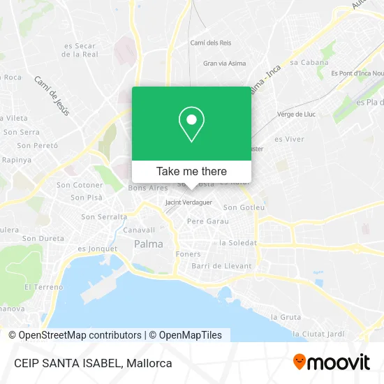 CEIP SANTA ISABEL map