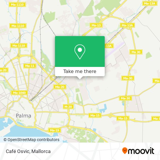 mapa Café Osvic