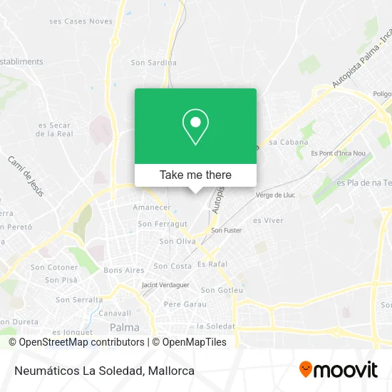 Neumáticos La Soledad map
