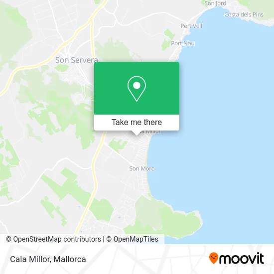Cala Millor map