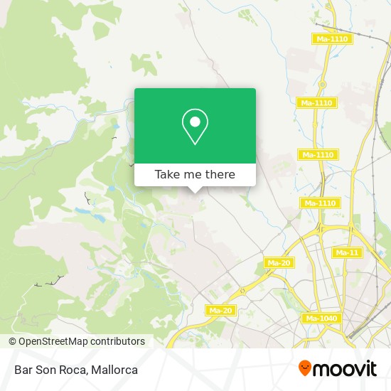 mapa Bar Son Roca