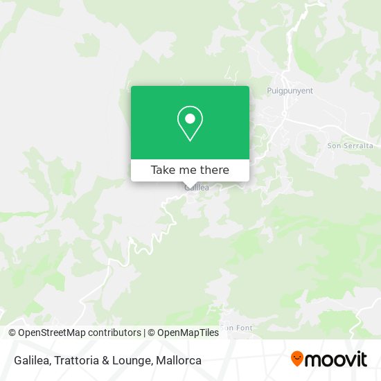 mapa Galilea, Trattoria & Lounge