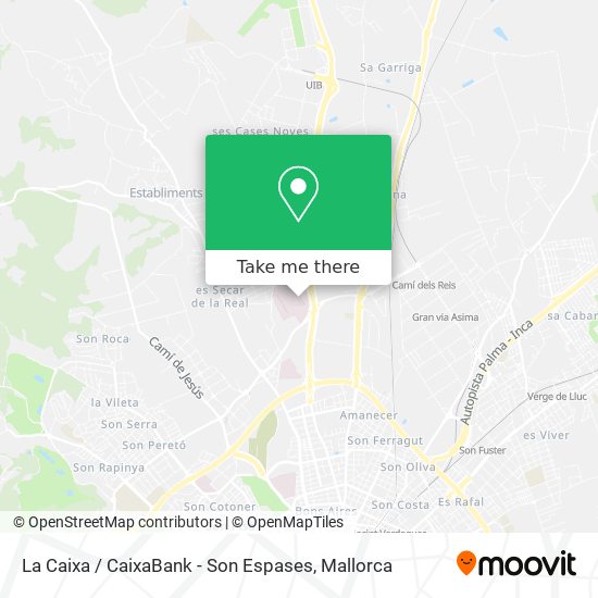 La Caixa / CaixaBank - Son Espases map
