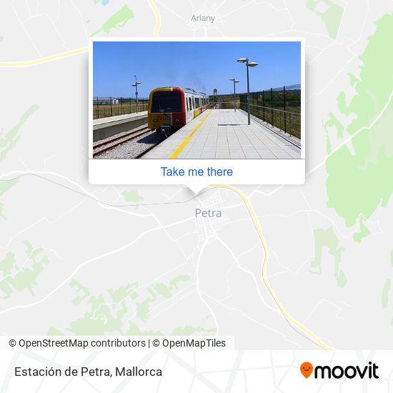 Estación de Petra map