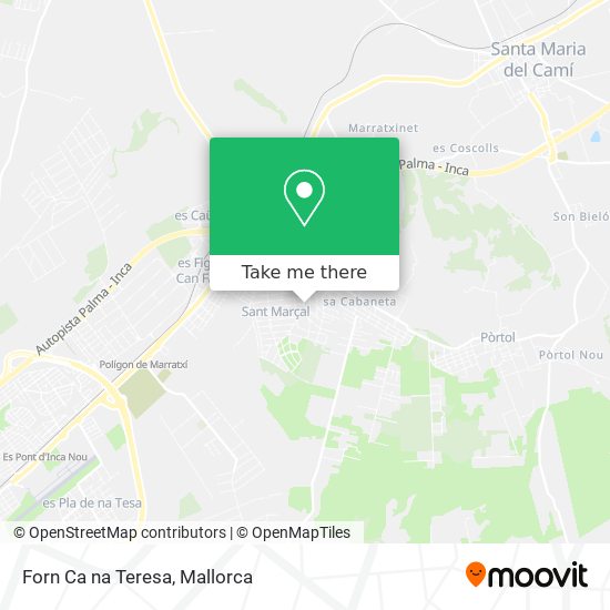 mapa Forn Ca na Teresa