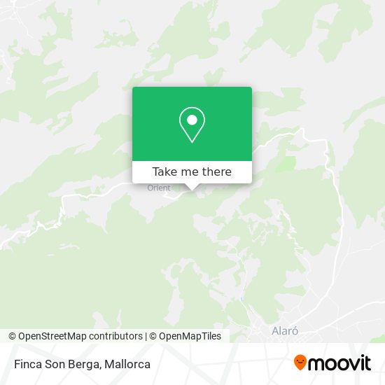 Finca Son Berga map