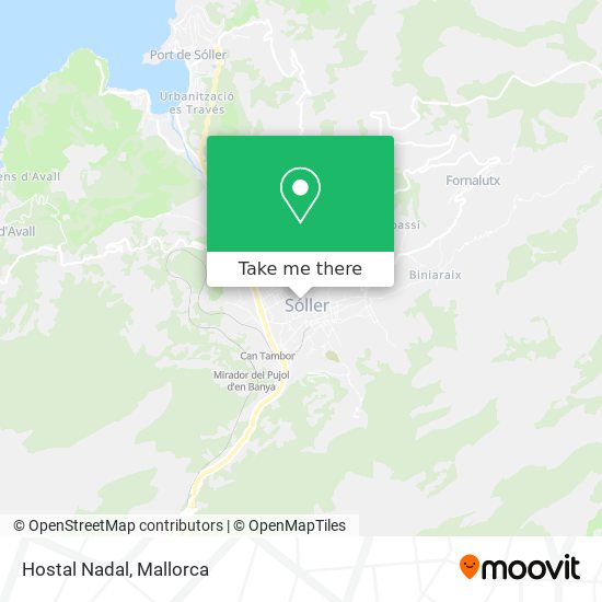 Hostal Nadal map