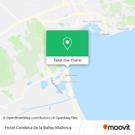 Hotel Condesa de la Bahía map
