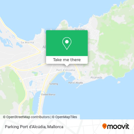 Parking Port d'Alcúdia map