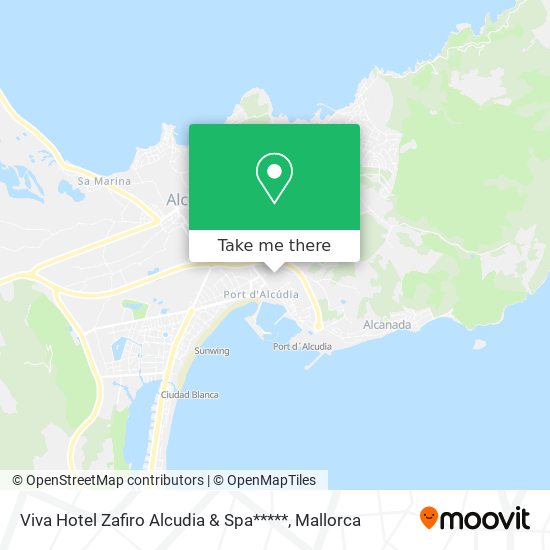 Viva Hotel Zafiro Alcudia & Spa***** map