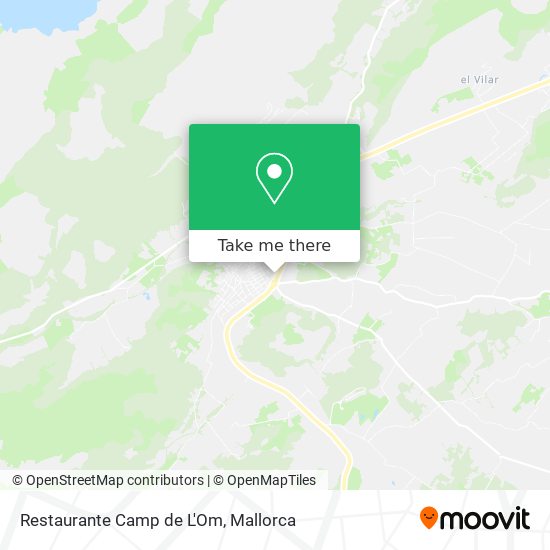 Restaurante Camp de L'Om map