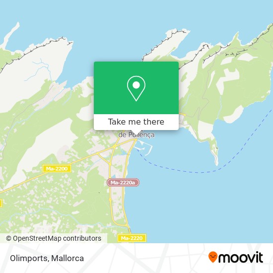 mapa Olimports