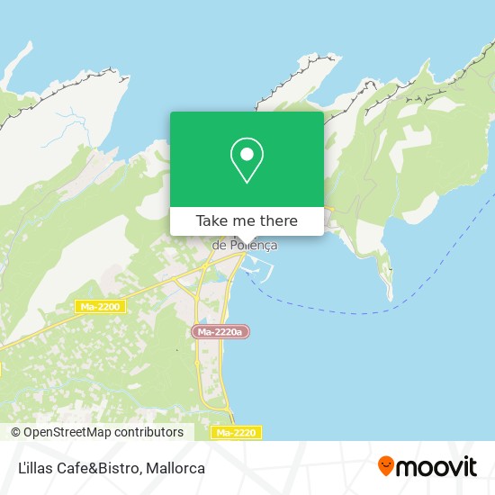 L'illas Cafe&Bistro map