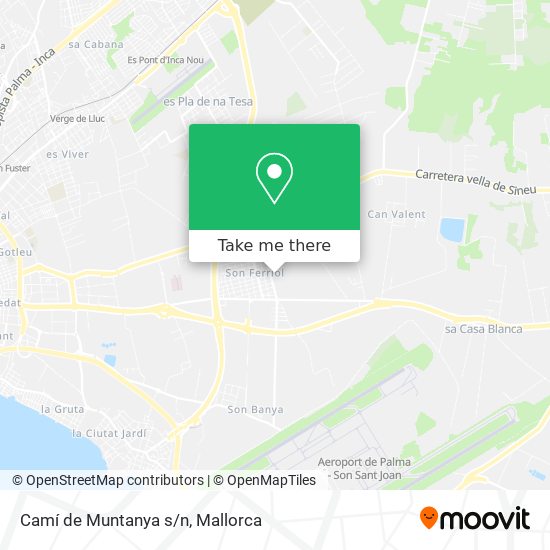 Camí de Muntanya s/n map