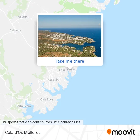 Cala d’Or map