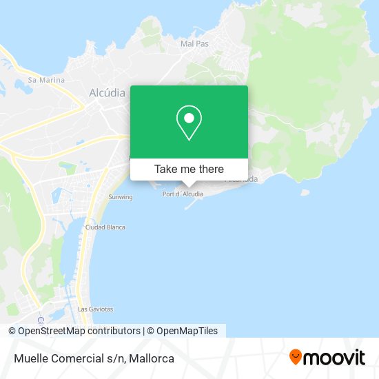 Muelle Comercial s/n map