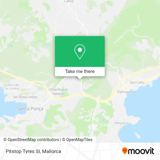 Pitstop Tyres Sl map