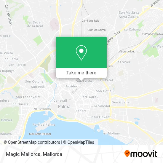 Magic Mallorca map