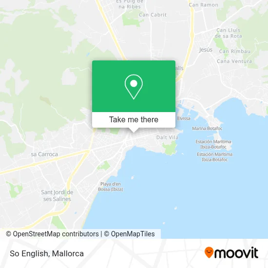 So English map