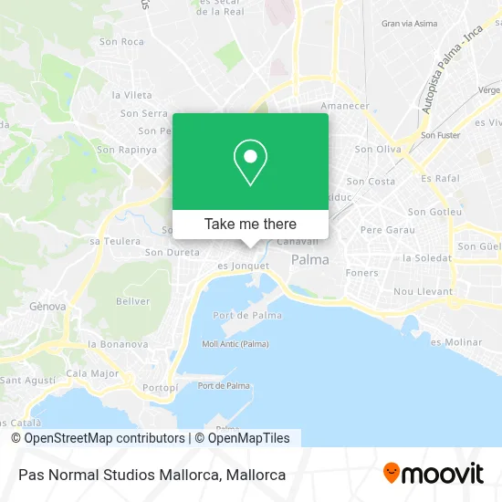 Pas Normal Studios Mallorca map