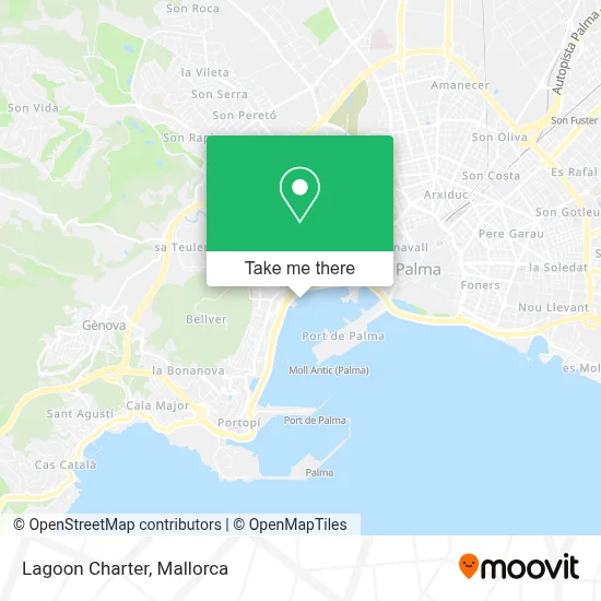 Lagoon Charter map