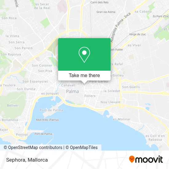 Sephora map