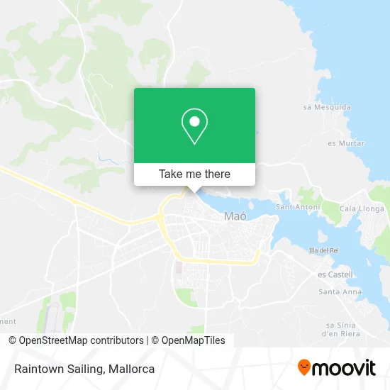 Raintown Sailing map