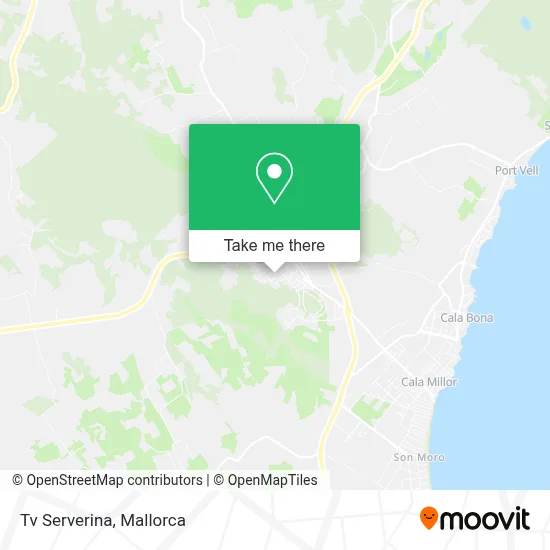 Tv Serverina map