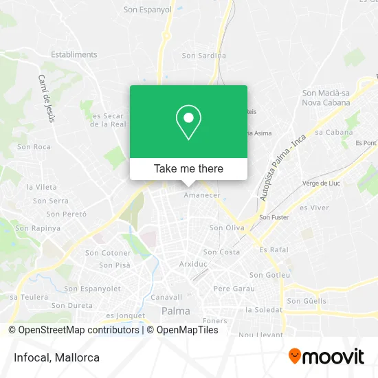 Infocal map