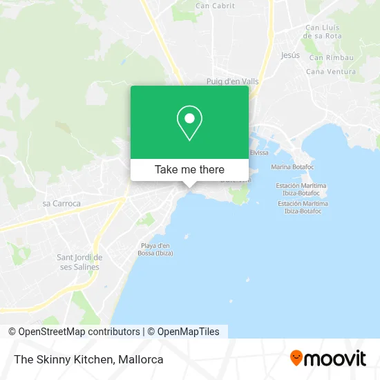 The Skinny Kitchen map