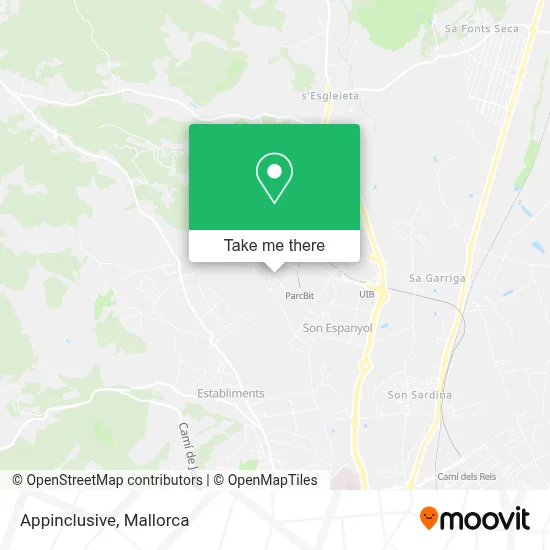 Appinclusive map
