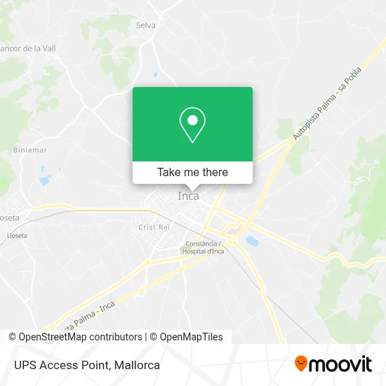 Ups Access Point map