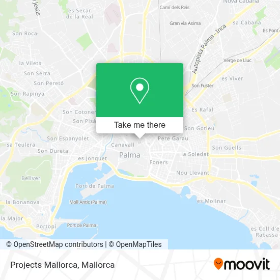 Projects Mallorca map