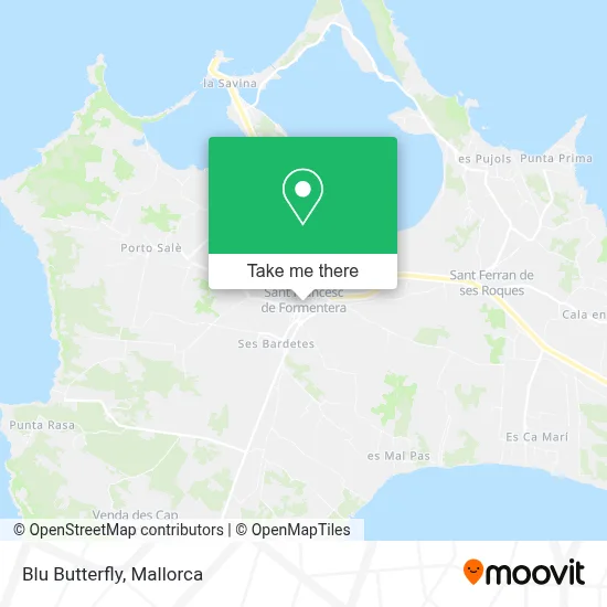 Blu Butterfly map