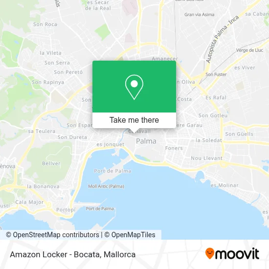 Amazon Locker - Bocata map