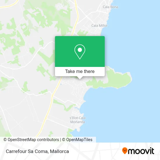 Carrefour Sa Coma map