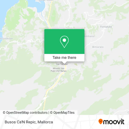 Busos Ca'N Repic map