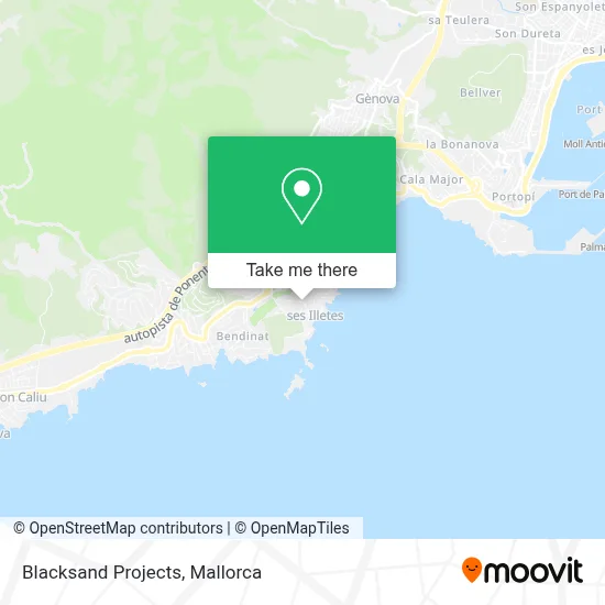 Blacksand Projects map