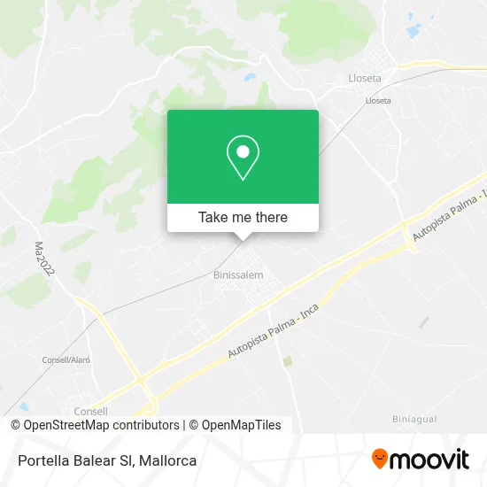 Portella Balear Sl map