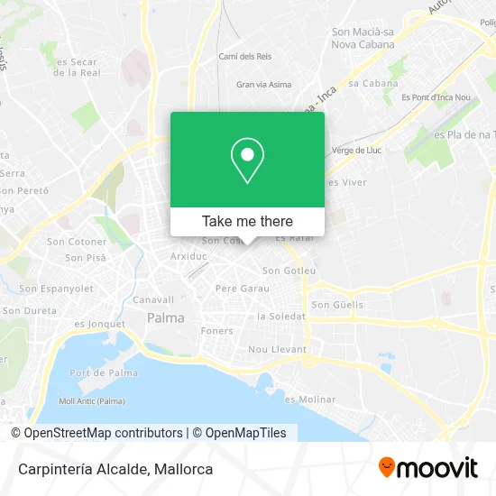 Carpintería Alcalde map