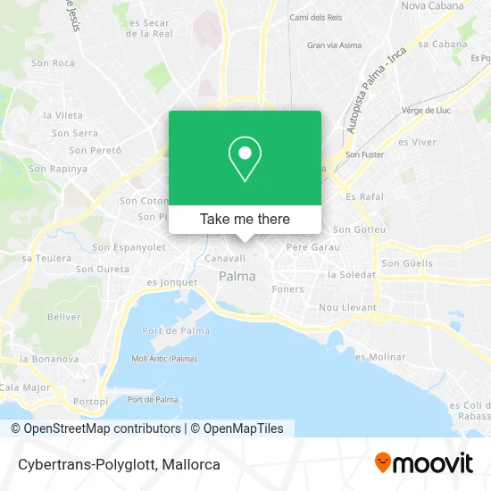 Cybertrans-Polyglott map