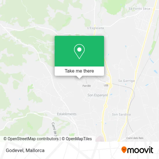 Godevel map