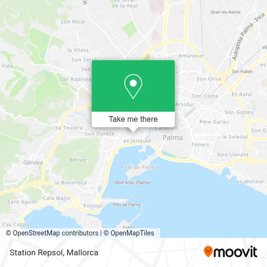 Station Repsol map